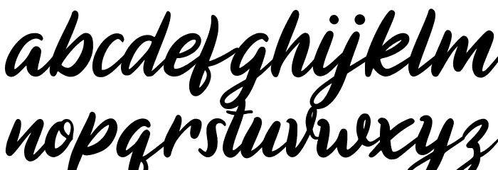 Himagine Font LOWERCASE