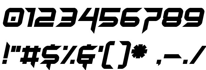 Himagsikan Italic Font OTHER CHARS