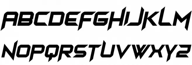 Himagsikan Italic Шрифта ВЕРХНИЙ