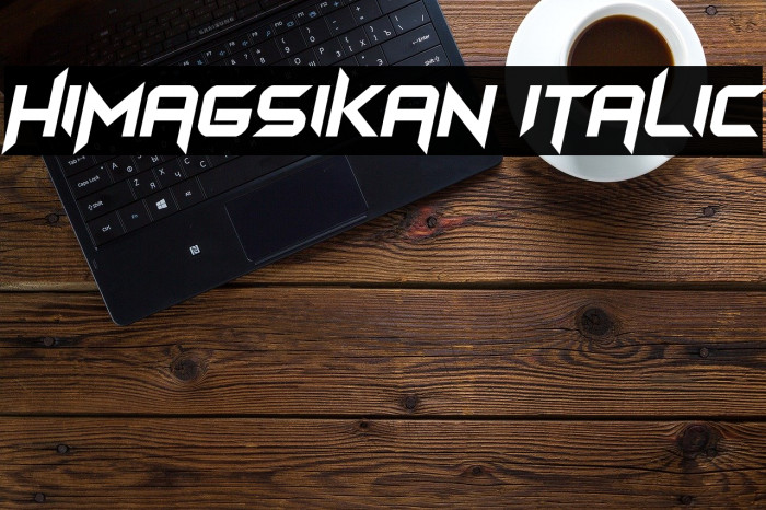 Himagsikan Italic Font examples