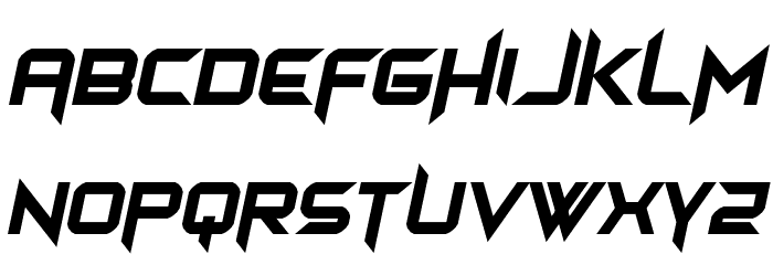 Himagsikan Italic Font LOWERCASE