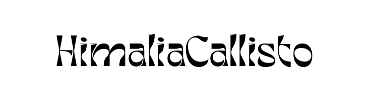 Himalia Callisto  font caratteri gratis