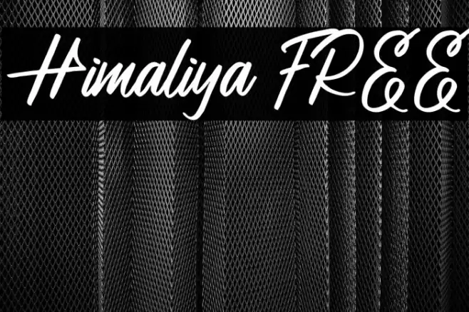 Himaliya FREE Font examples
