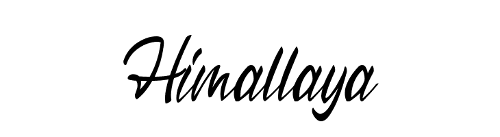 Himallaya  नि: शुल्क फ़ॉन्ट्स डाउनलोड