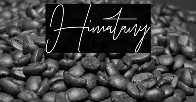 Himatany Font examples