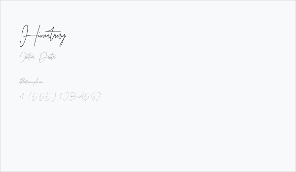 Himatany Business Card