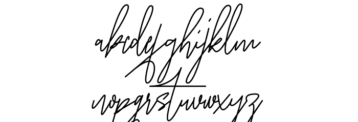 Himatany 字体 小写