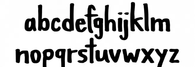 Himawari Script DEMO Regular 字体 小写