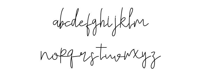 Himeka Font LOWERCASE