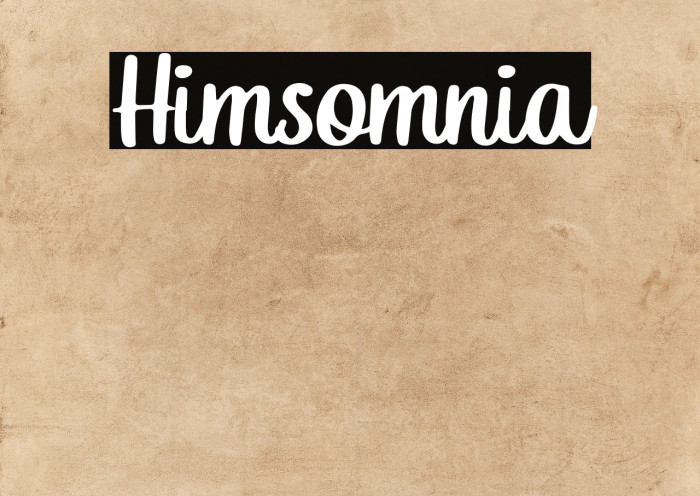 Himsomnia Example 1