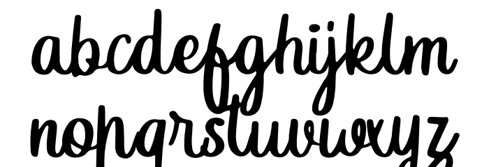 Himsomnia Font LOWERCASE
