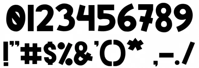 Hinato フォント その他の文字