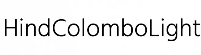 Hind Colombo Light  Fuentes Gratis Descargar