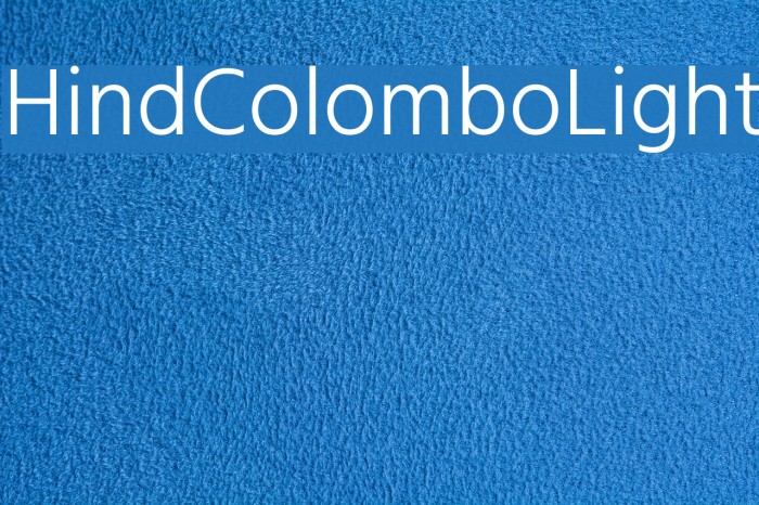 Hind Colombo Light Font examples