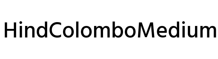 Hind Colombo Medium Font