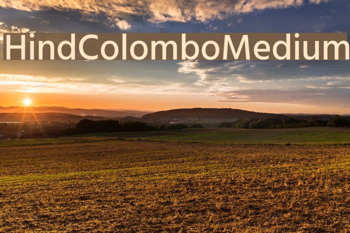 Hind Colombo Medium Font examples