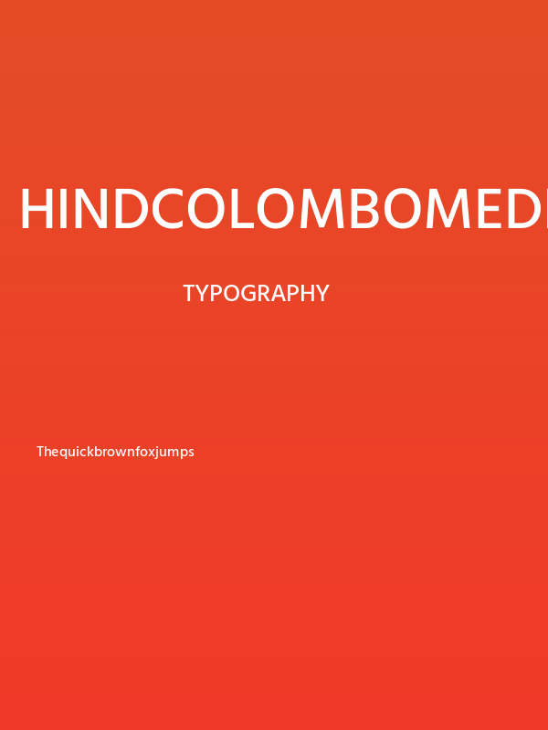 Hind Colombo Medium Poster