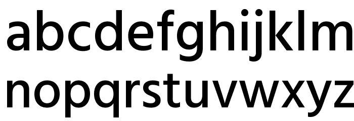 Hind Colombo Medium Font LOWERCASE