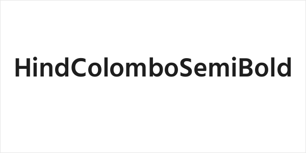 Hind Colombo SemiBold Logo