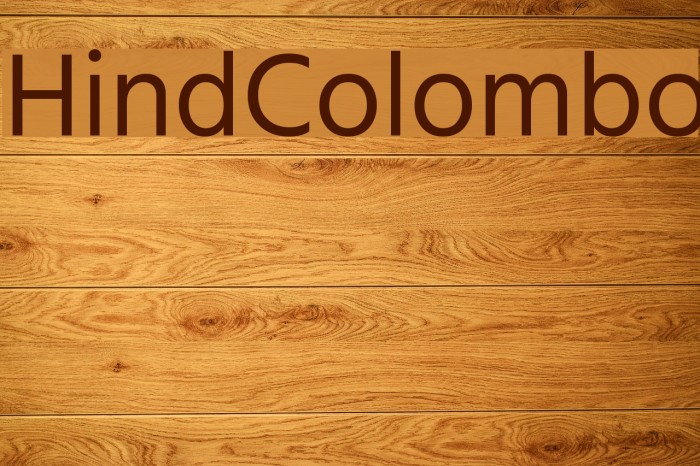 Hind Colombo Font examples