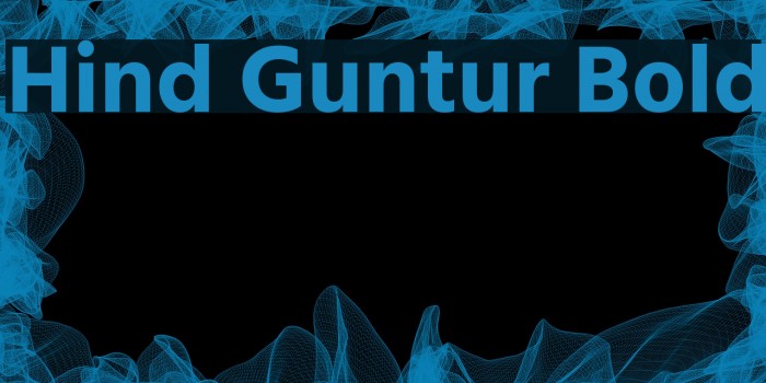 Hind Guntur Bold Font examples
