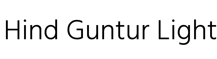 Hind Guntur Light Font