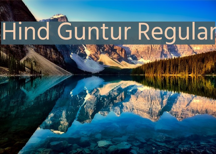 Hind Guntur Regular Font examples