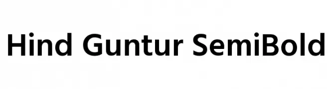 Hind Guntur SemiBold 