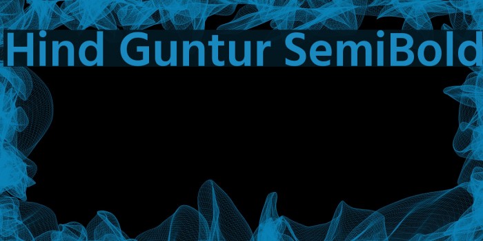 Hind Guntur SemiBold Font examples