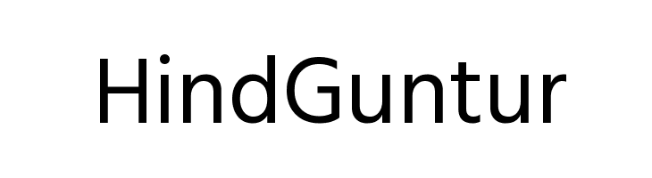 Hind Guntur Font