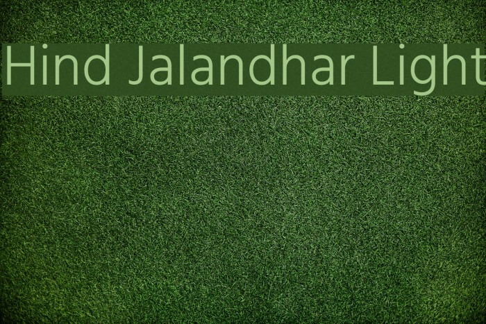 Hind Jalandhar Light Font examples