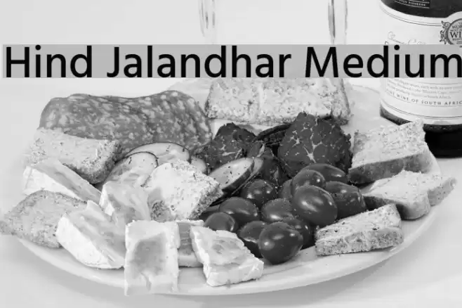 Hind Jalandhar Medium Font examples