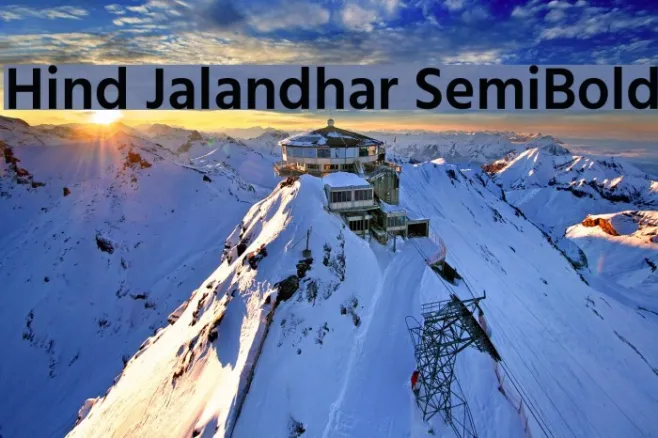 Hind Jalandhar SemiBold Example 1