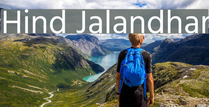 Hind Jalandhar Font examples