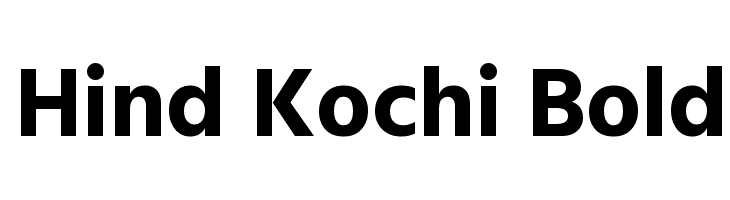Hind Kochi Bold Font