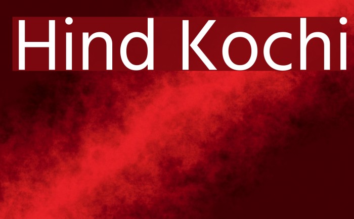 Hind Kochi Font examples