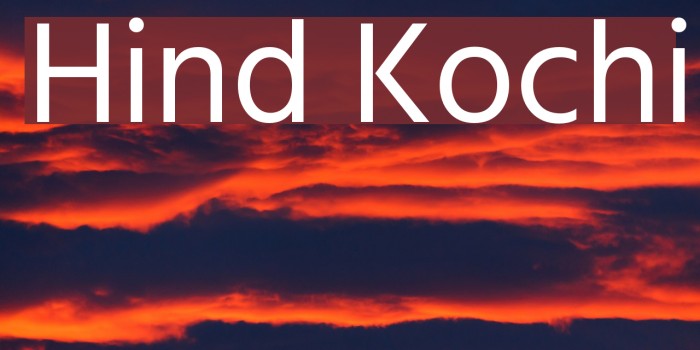 Hind Kochi Font examples