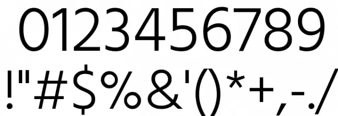 Hind Light Font OTHER CHARS