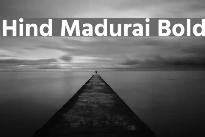 Hind Madurai Bold Font examples