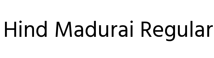Hind Madurai Regular  Скачать бесплатные шрифты