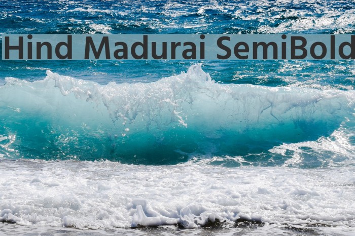 Hind Madurai SemiBold Font examples