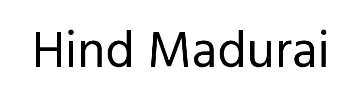 Hind Madurai Font