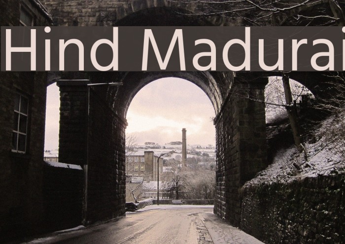 Hind Madurai Font examples