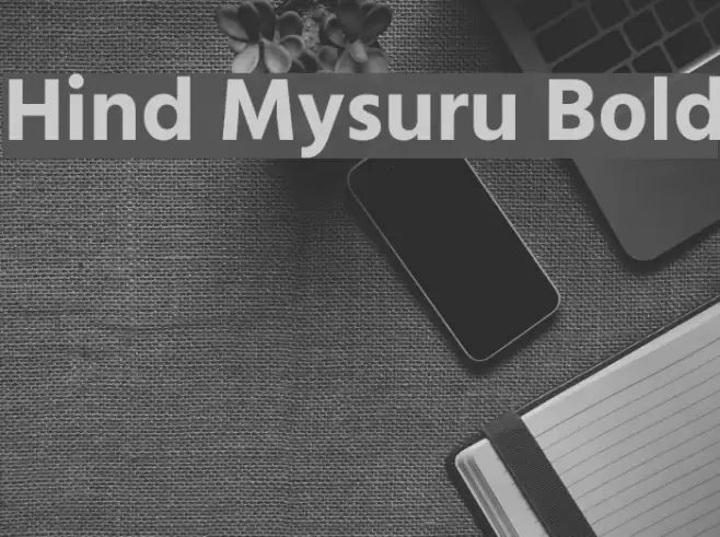 Hind Mysuru Bold Font examples