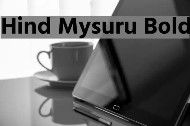 Hind Mysuru Bold Font examples
