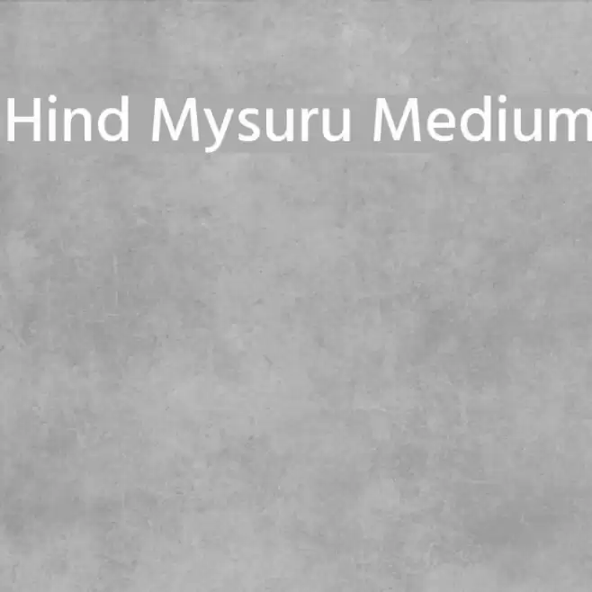 Hind Mysuru Medium Font examples