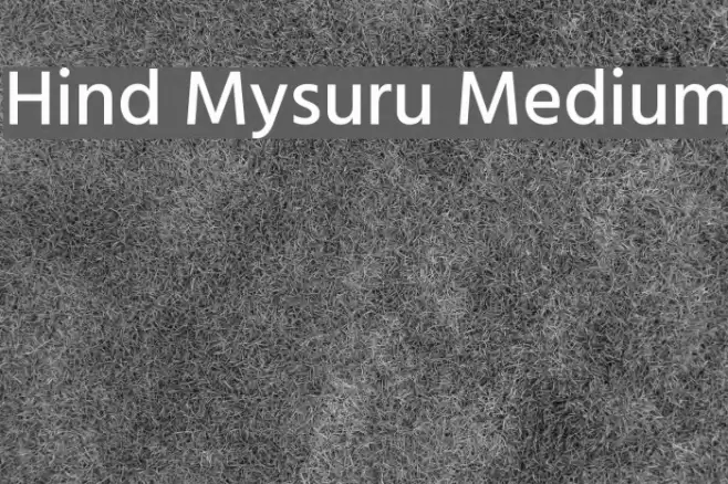 Hind Mysuru Medium Font examples