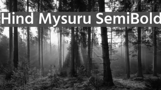 Hind Mysuru SemiBold Font examples