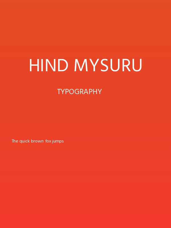 Hind Mysuru Poster