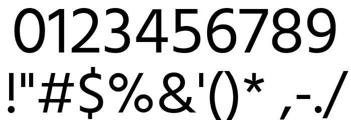 Hind Regular Font OTHER CHARS